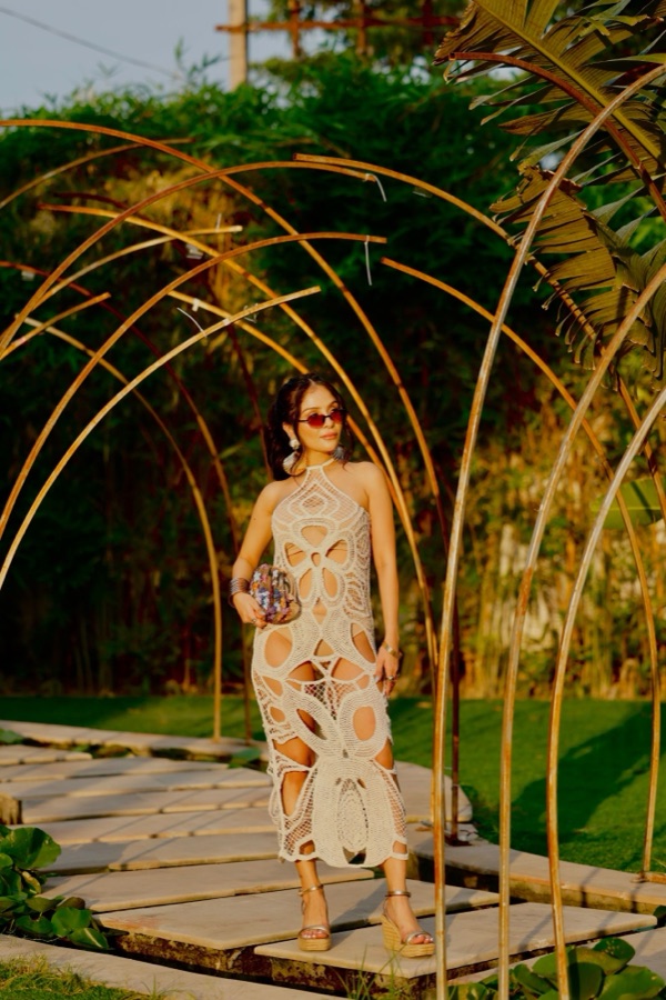 The Sandbar Halter Maxi