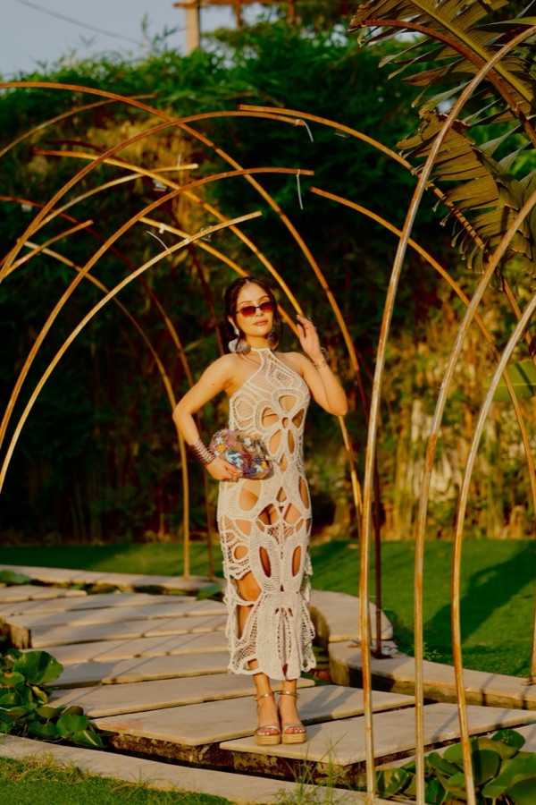 The Sandbar Halter Maxi