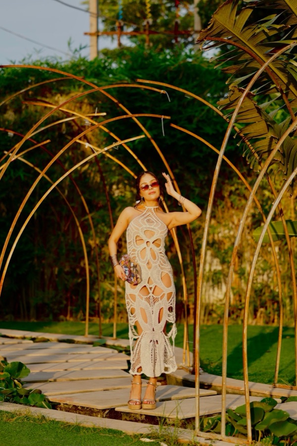 The Sandbar Halter Maxi