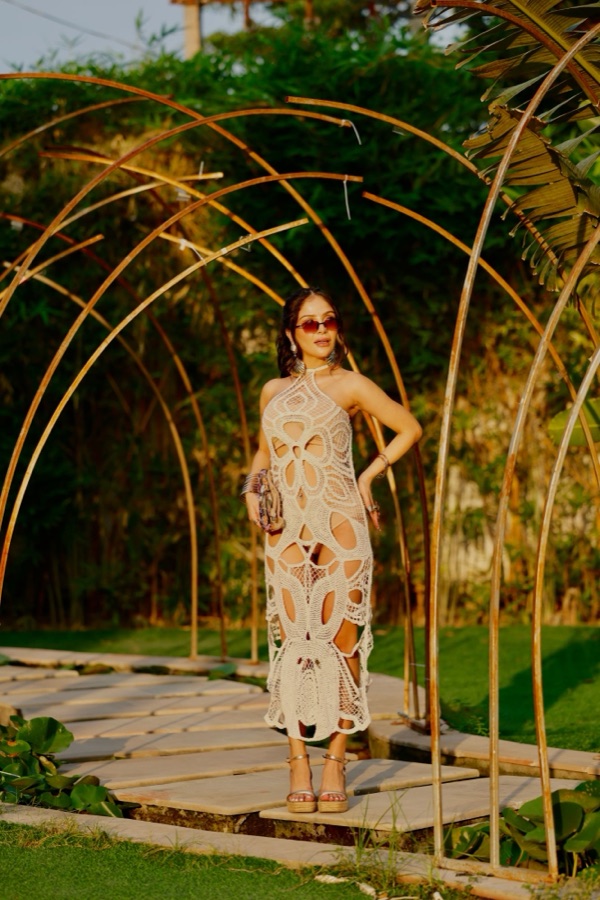 The Sandbar Halter Maxi