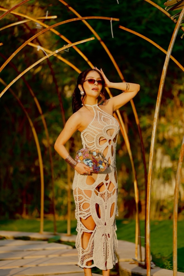The Sandbar Halter Maxi